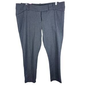 Mossimo NWT Gray Mid Rise Stretch Extensible Cotton Ankle Pants Trousers Size 12